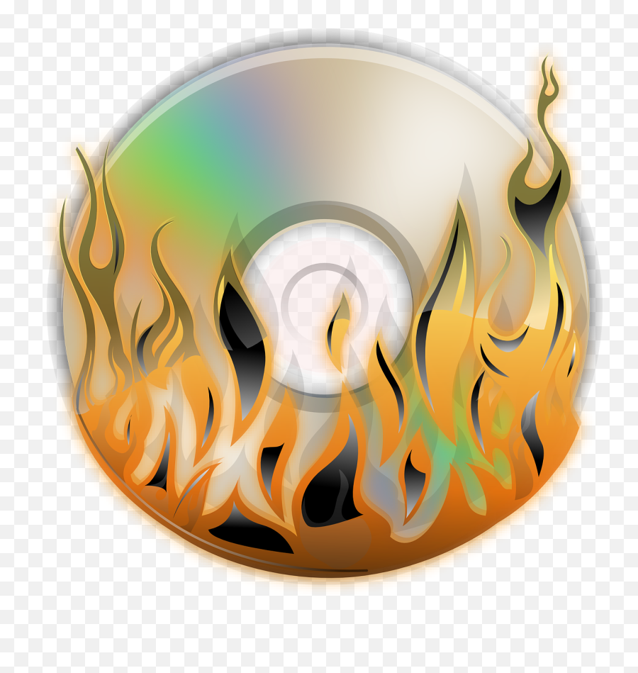 Cd Dvd Rom - Disc Burn Png,Compact Disc Logo