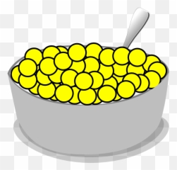 Cartoon Cereal Bowl 19 - Png