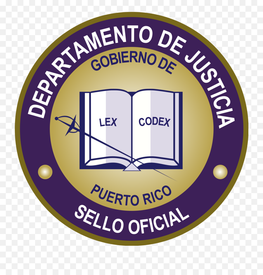 Puerto Rico Department Of Justice - Logo Departamento De Justicia Png,Puerto Rico Png