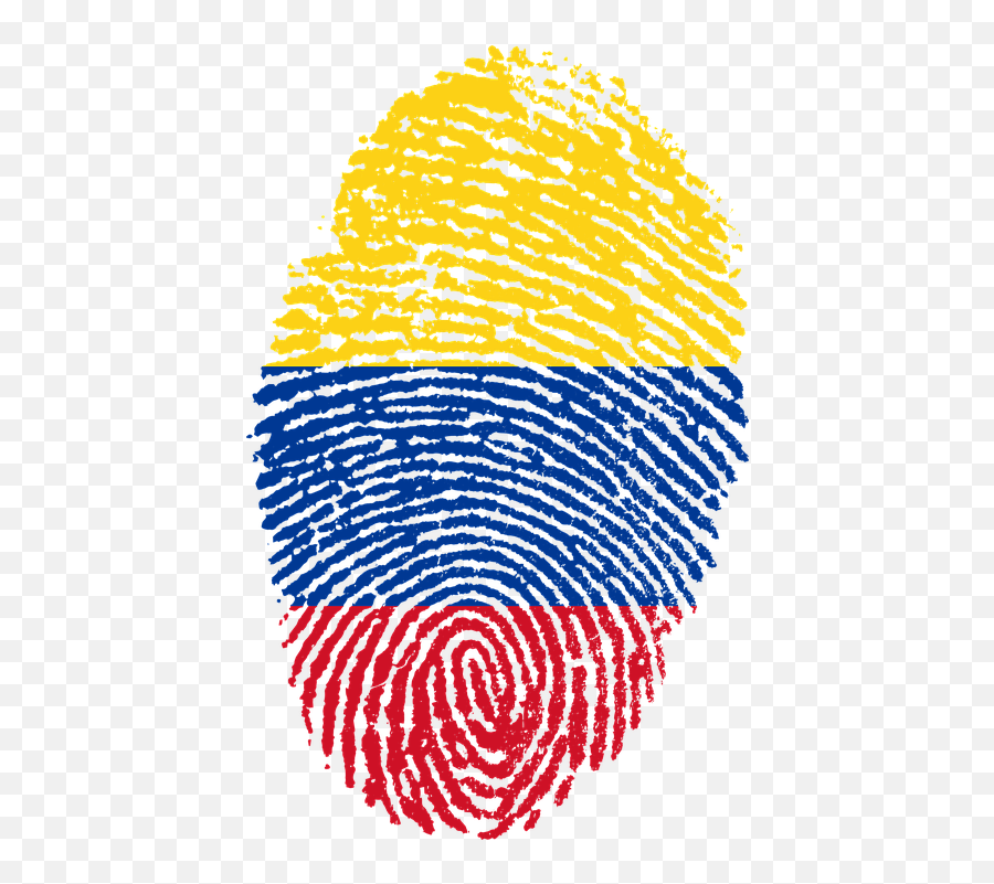 Colombia Flag Fingerprint - Pakistan Flag Finger Print Png,Colombia Png