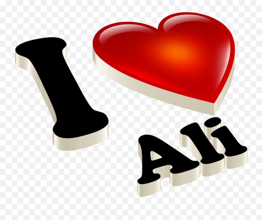 Ali Png Transparent Images Free Heart Name - a Png