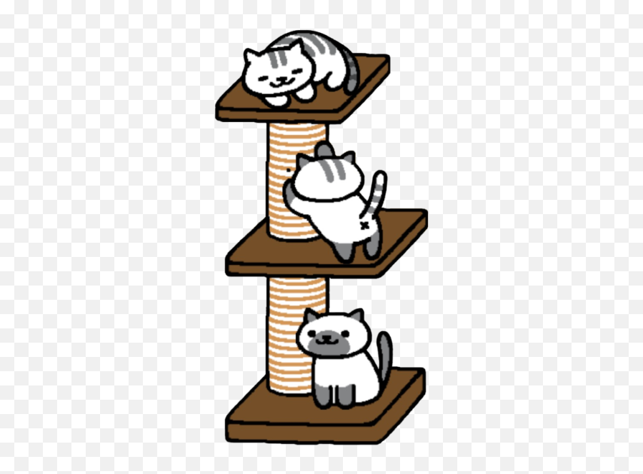 Clip Art Cat Tree Neko Atsume Smore - Neko Atsume Transparent Png,Transparent Neko Atsume