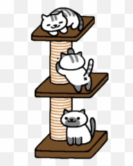 Clip Art Cat Tree Neko Atsume Smore - Neko Atsume Transparent Png,Transparent Neko Atsume