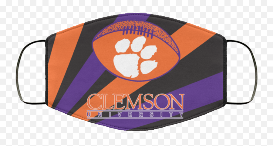 Clemson Logo Face Mask - Yeymily Ginger Lives Matter Mask Png,Clemson Logo Png