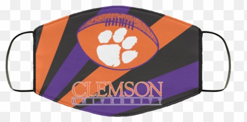 Clemson Logo Face Mask - Yeymily Ginger Lives Matter png