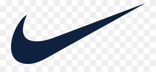 blue nike logo