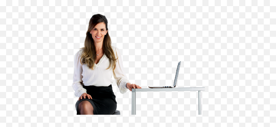 Receptionist Png Images In - Sitting,Receptionist Png