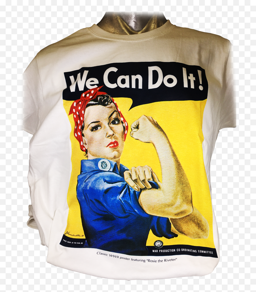Rosie The Riveter Tshirt - We Can Do It Happy International Day Png,Rosie The Riveter Transparent