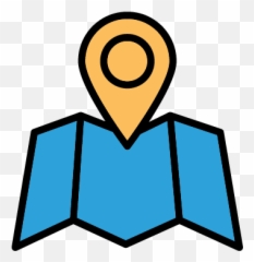 Exact Location Gps Navigation Color Vector Icon - Vertical png