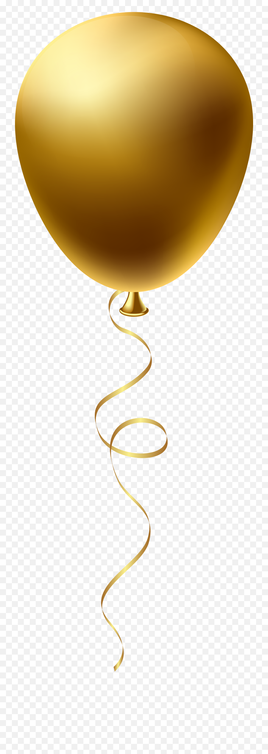 Download Free Png Gold Balloon Clip - Transparent Balloon Gold Png,Gold Balloon Png
