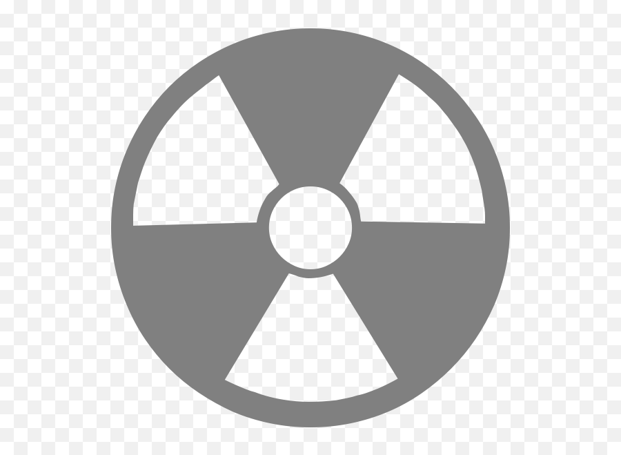 Symbole Radioactif Gris Fond Transparent Png - Gratuitcom Icone Centrale Nucléaire,Icon Gratuites Libres De Droit