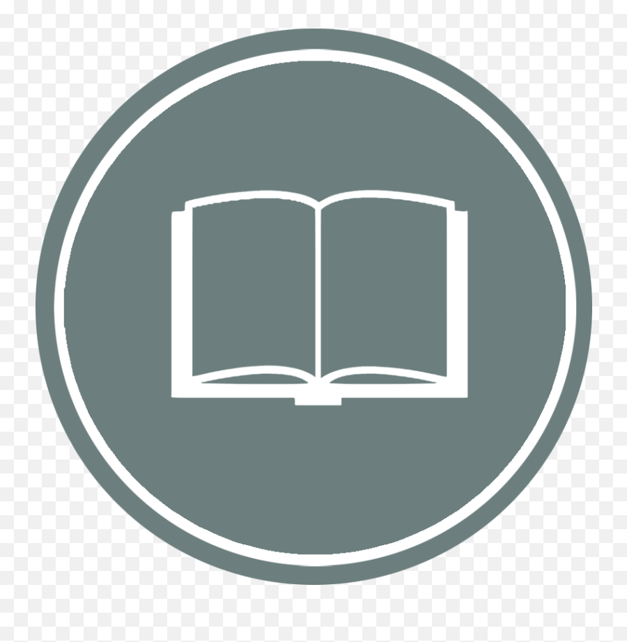 Books Icon - Book Icon Circle Png Full Size Png Download Paris Saint Germain Logo,Publications Icon