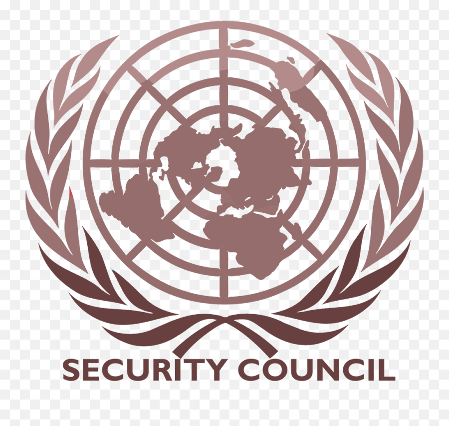 United Nations Security Council Clipart - Full Size Clipart United Nations Logo Red Png,United Nations Flag Icon