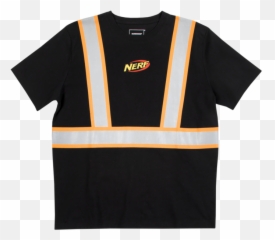 Nerf Reflective Black Tee - Active Shirt Png,Nerf Logo
