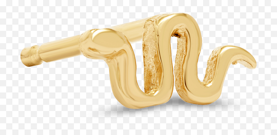 Serpent Stud - Solid Png,Gold Chrome Icon