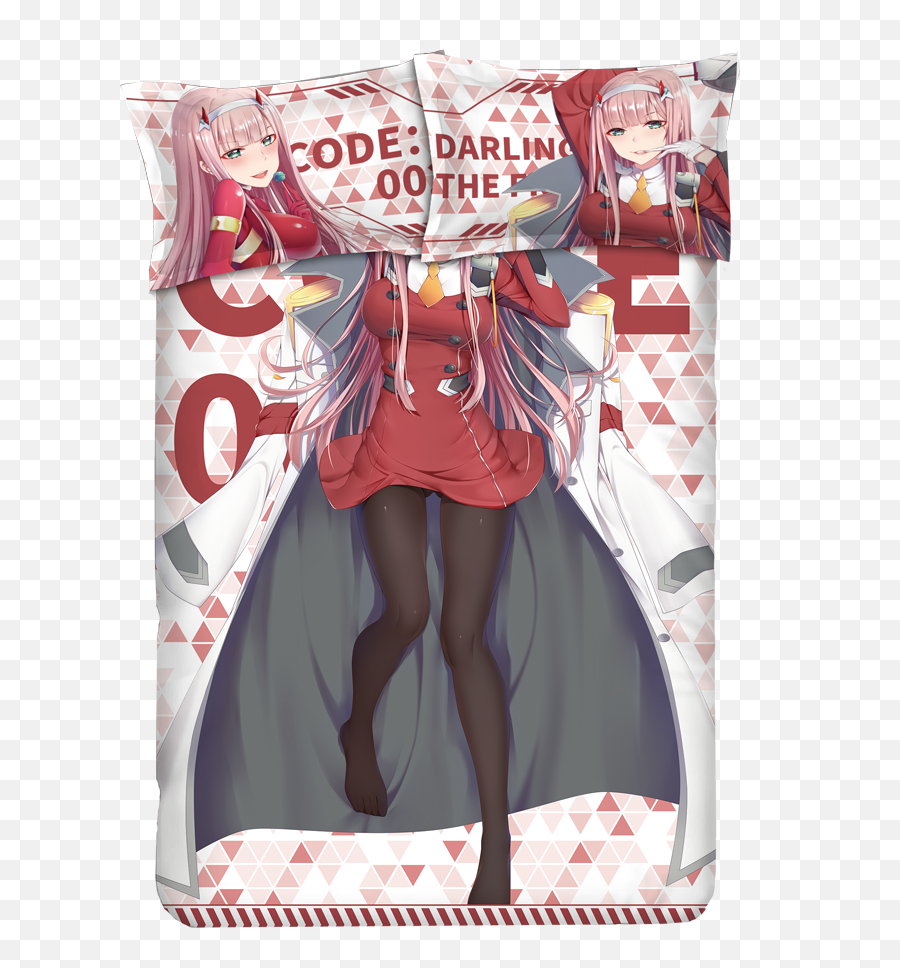 Darling In The Franxx Zero Two - Anime 4pc Duvet Bedding Set Japanese From Zero Cover Full Png,Darling In The Franxx Icon