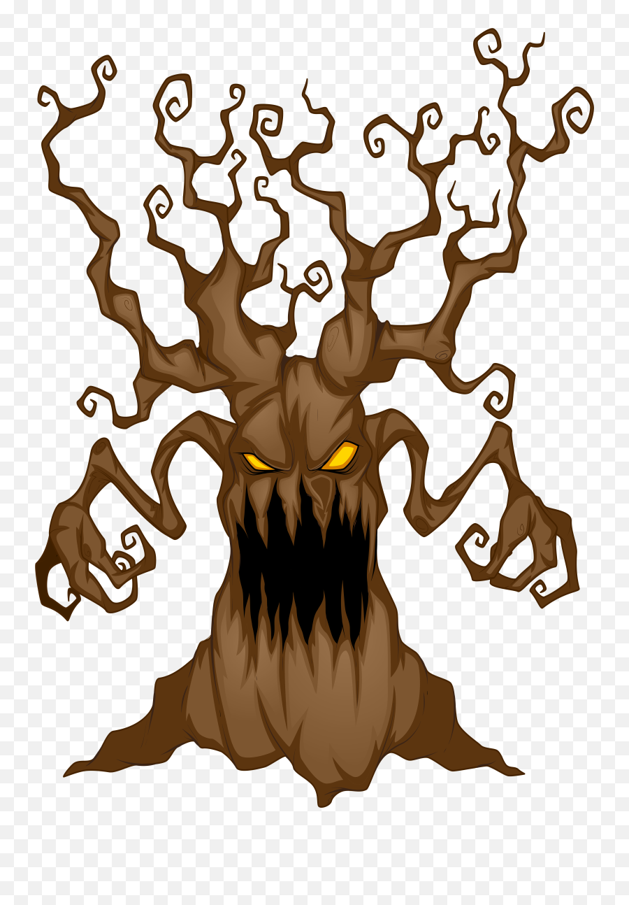 Scary Png And Vectors For Free Download - Halloween Scary Tree Clipart,Spooky Tree Png
