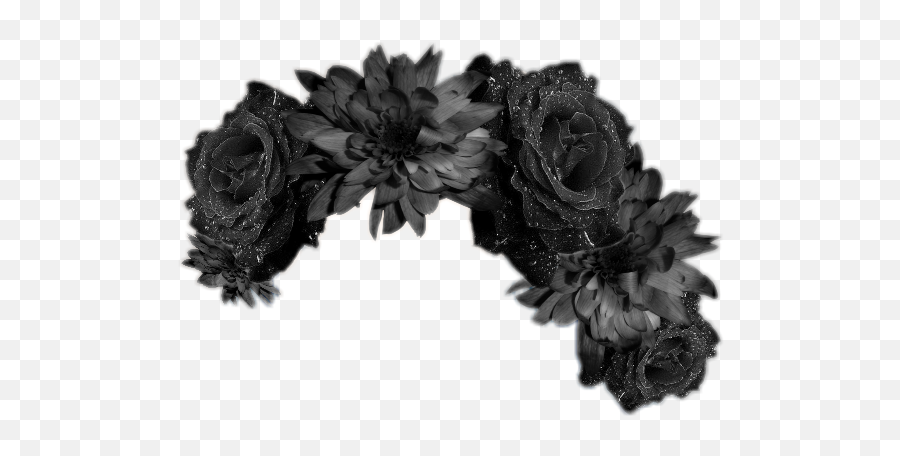 Black Flower Crown Png 1 Image - Black Flower Crown Png,Black Crown Png