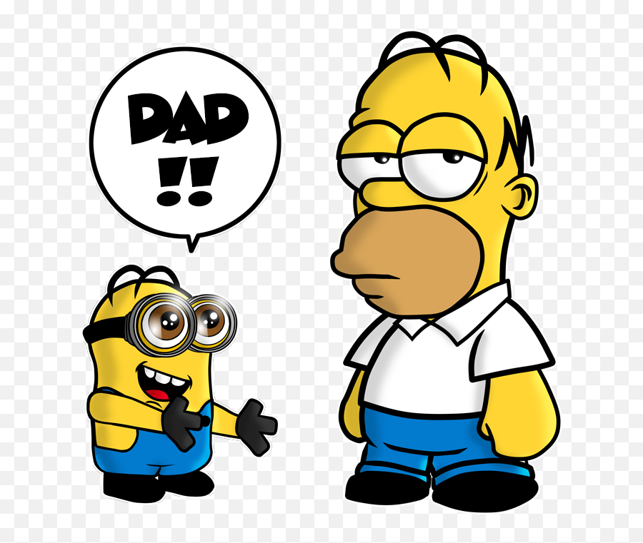 Parody Of Kevin Minion And Homer Simpson Png Icon