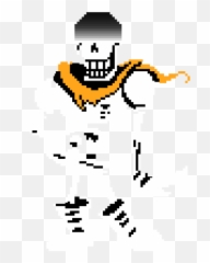 Sinless Genocide Papyrus Fight - by Transparent Undertale Sprite png