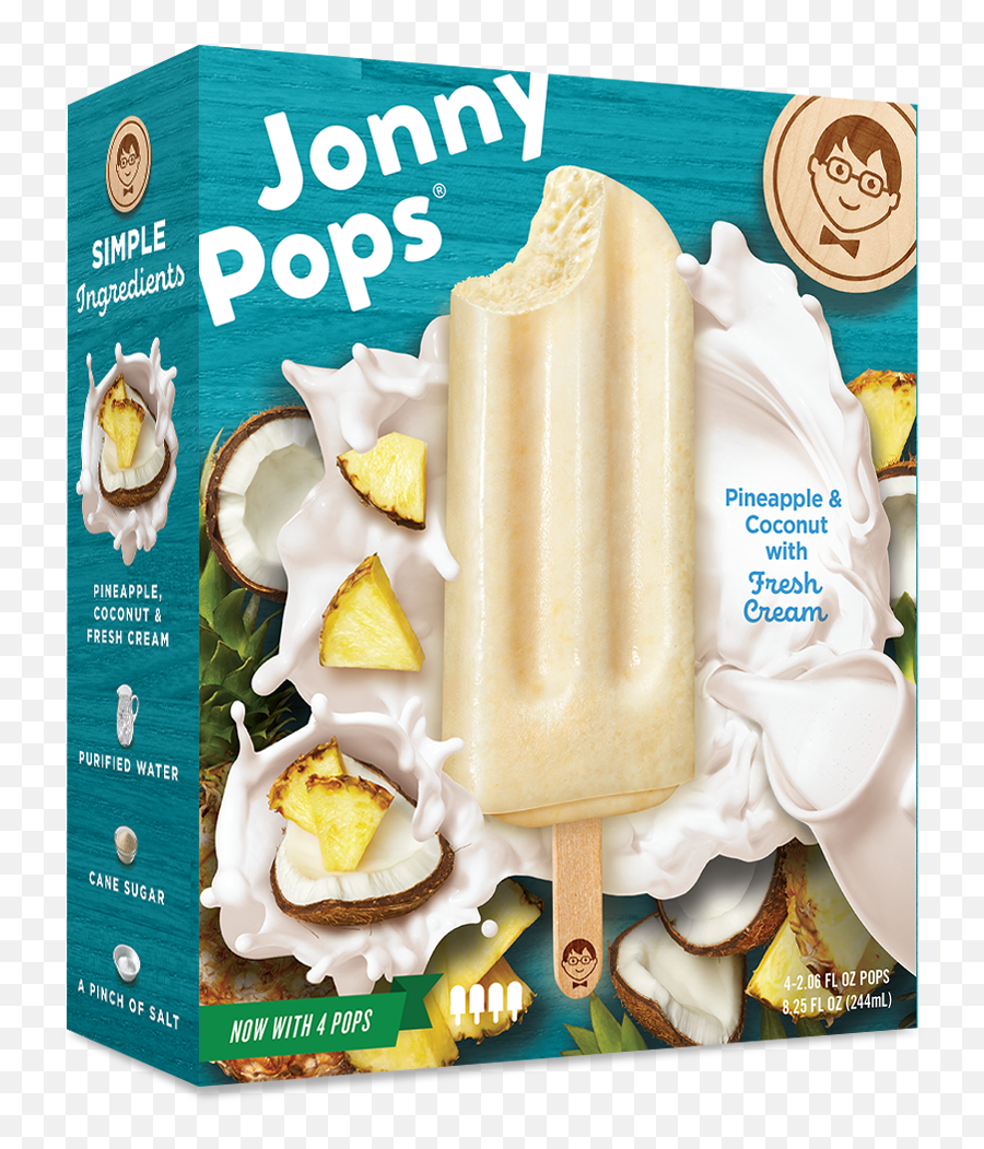 Jonnypops Pineapple Coconut U2014 Home - Ice Cream Png,Coconut Png