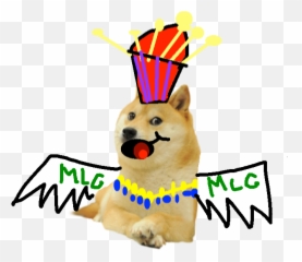 Fliing King Doge - Meme Transparent png