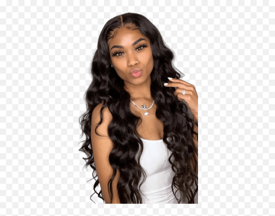 Brazilian Body Wave Fake Scalp Wig - Caucasian Lace Front Human Hair Wigs Png,Waves Hair Png