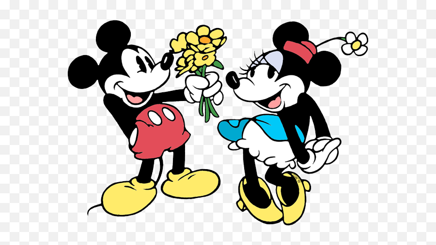 Classic Mickey Mouse And Friends Clip Art Disney - Mickey And Minnie Mouse Cartoon Png,Mickey And Minnie Png