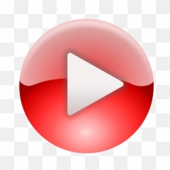 Hd Red Youtube Play Button Png Download - Logo 3d