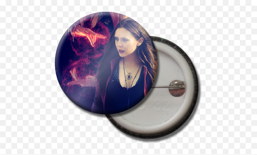 Scarlet Witch Button Pin - Button Png,Scarlet Witch Transparent
