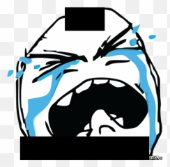 Crying Meme Png Image - Angry Troll Face