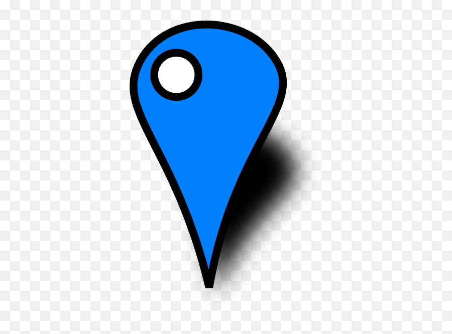 Blue Pin Icon Png Transparent Images Free Download Clipart - Blue Dot On Map,Google Pin Png
