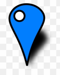 Blue Pin Icon Png Transparent Images Free Download Clipart - Dot On Map