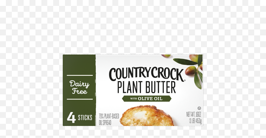 Plant Butter Sticks With Olive Oil - Country Crock Plant Butter Olive Oil Png,Butter Transparent