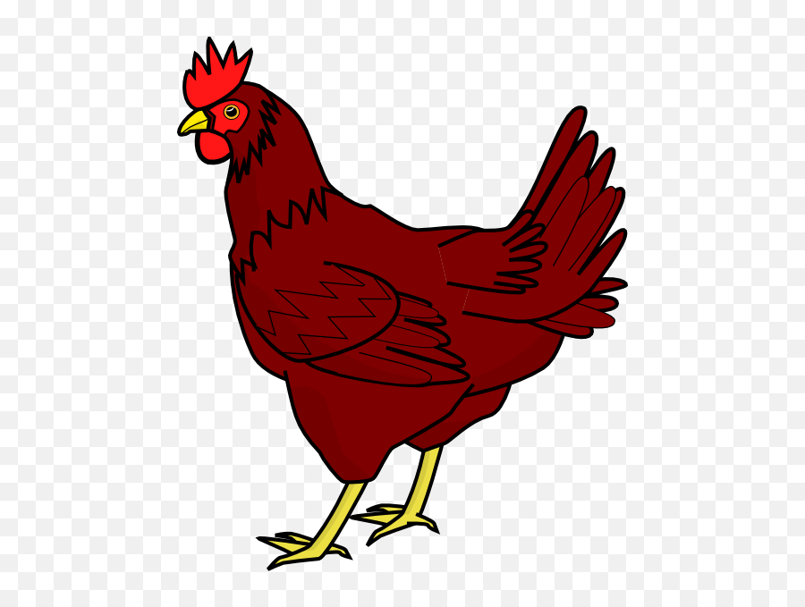 Download Little Red Hen Clipart - Clipart Image Of Chicken Png,Chicken Clipart Transparent Background