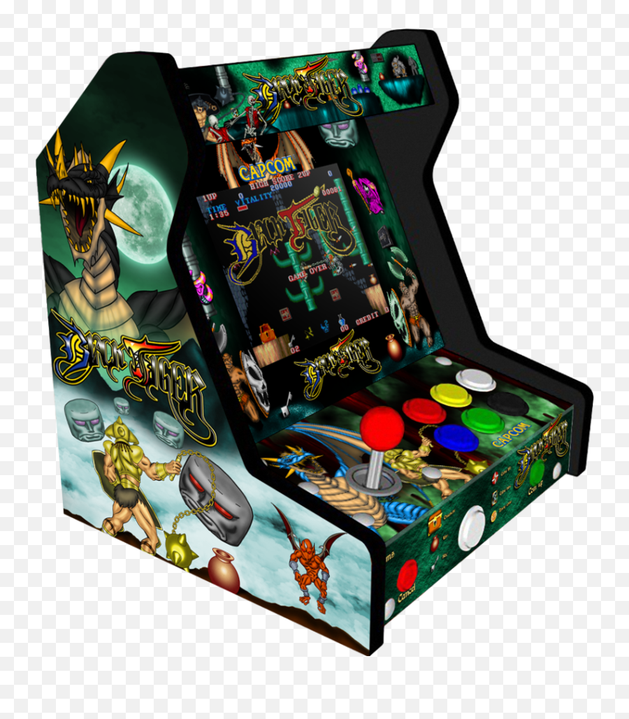 Arcade Drawing Bartop - Mini Arcade Png Clipart Full Size Cabinet Arcade Black Tiger,Arcade Png
