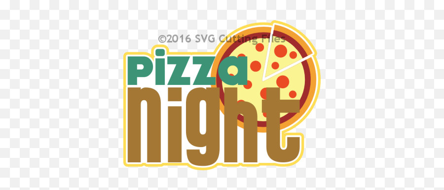 Download Hd Pizza Clipart Logo - Family Pizza Night Clipart Pizza Night Clipart Png,Pizza Clipart Png