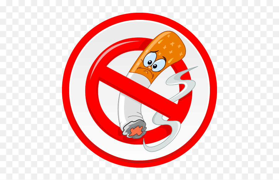 Quit Smoking - Cartoon No Smoking Sign Full Size Png Cartoon No Smoking Sign,No Smoking Png