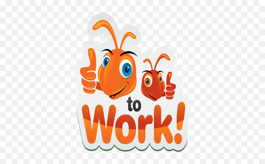 Ant Cartoon Hardwork Logo - Transparent Png U0026 Svg Vector File Ant Thumbs Up Clipart,Cartoon Water Png