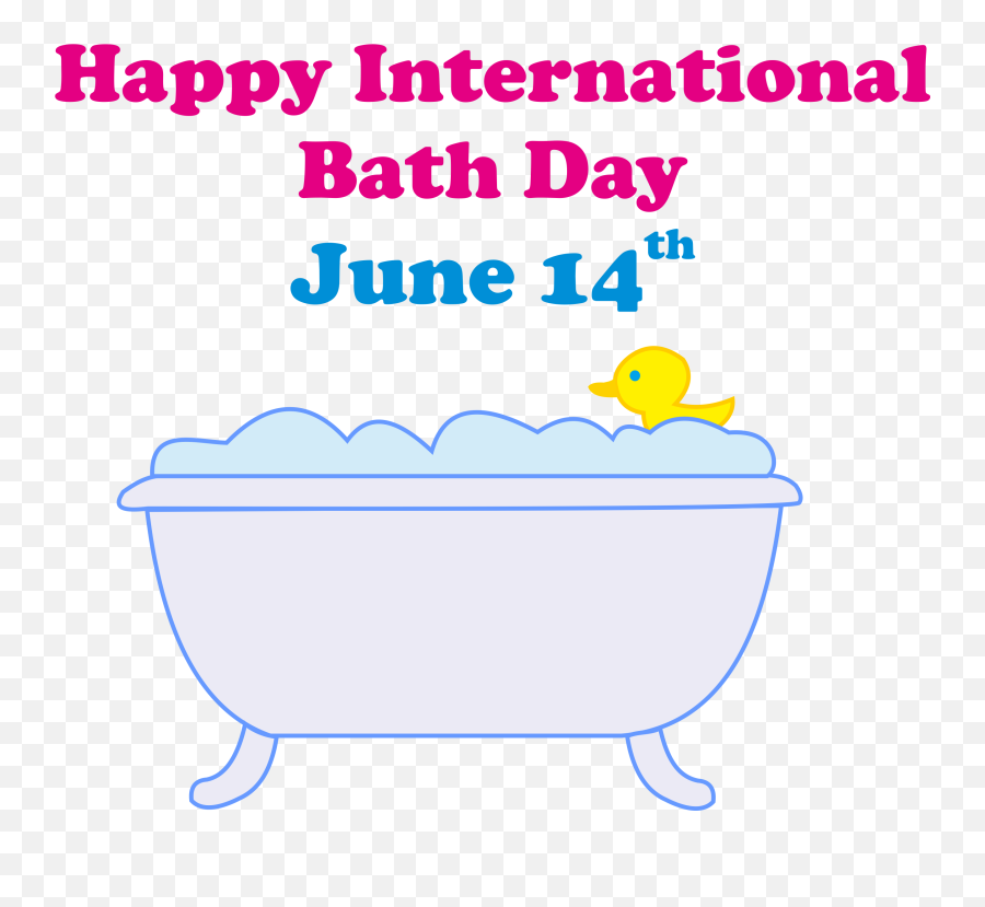 International Bath Day June 14 - June 14 International Day Png,Bath Png