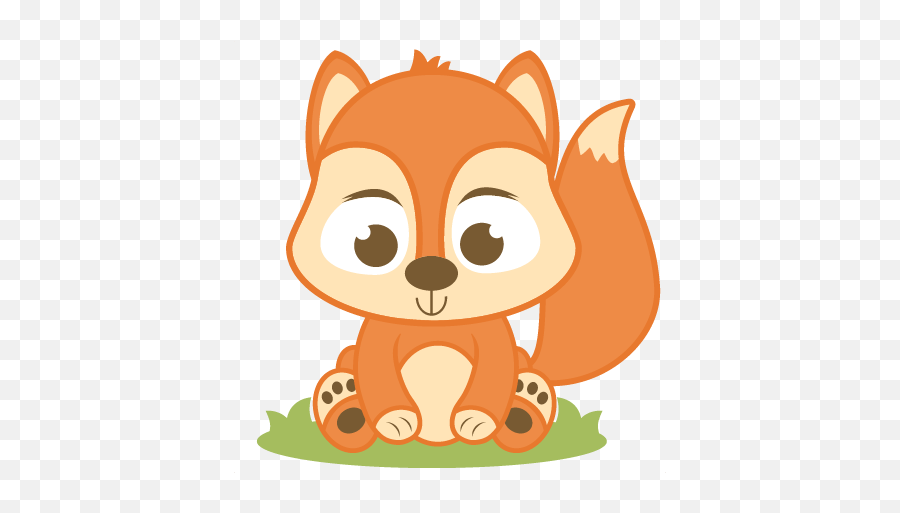 Baby Squirrel - Cute Fox Clipart Png,Fox Clipart Png