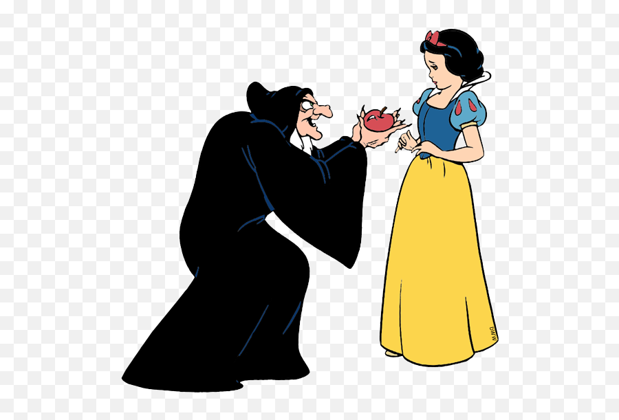 Evil Queen Witch And Huntsman Clip Art - Snow White And Witch Clipart Png,Evil Queen Png