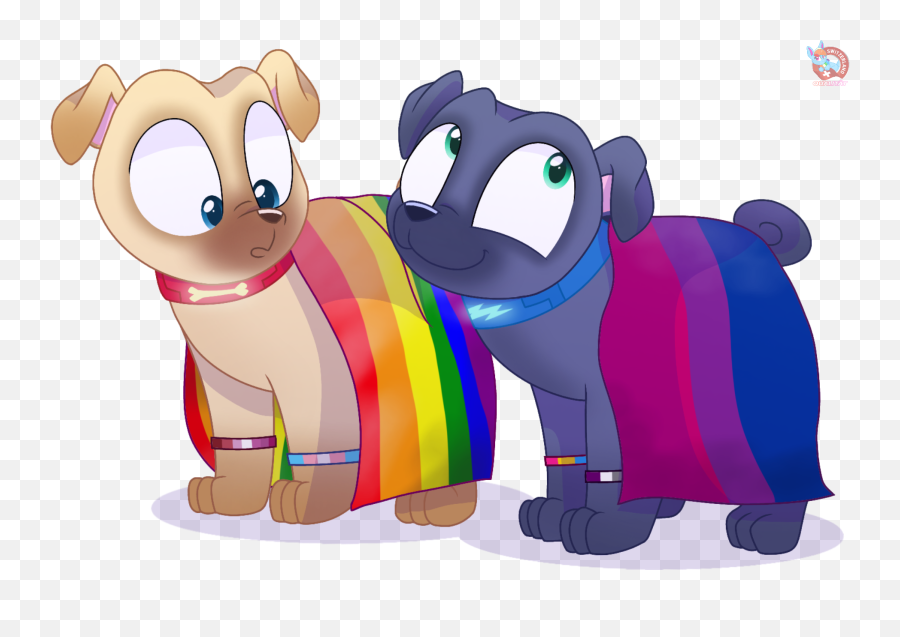 Pride Pugs - Puppy Dog Pals Deviantart Png,Puppy Dog Pals Png