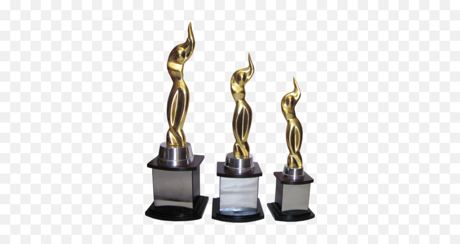 Lk Iifa Lady Golden Trophy - Iifa Black Lady Award Png,Gold Trophy Png