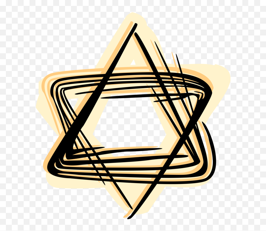 Star Of David Symbol Judaism - Vector Image Clip Art Png,Jewish Star Png
