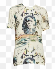 Download Balenciaga Sphinx Tee Silk Crewneck Short Sleeve - Blouse Png,Balenciaga Png