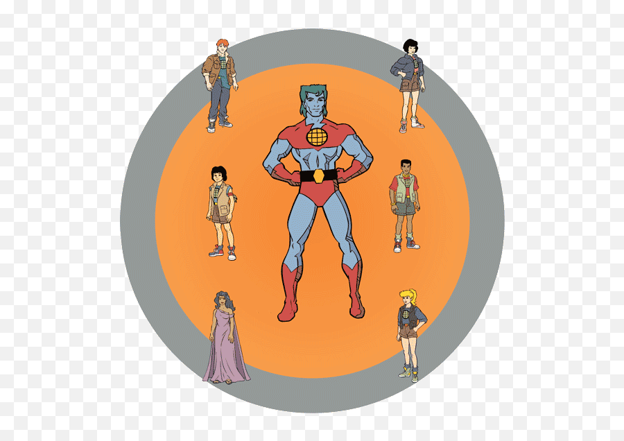 Download Captain Planet And The - Captain Planet Png,Captain Planet Png