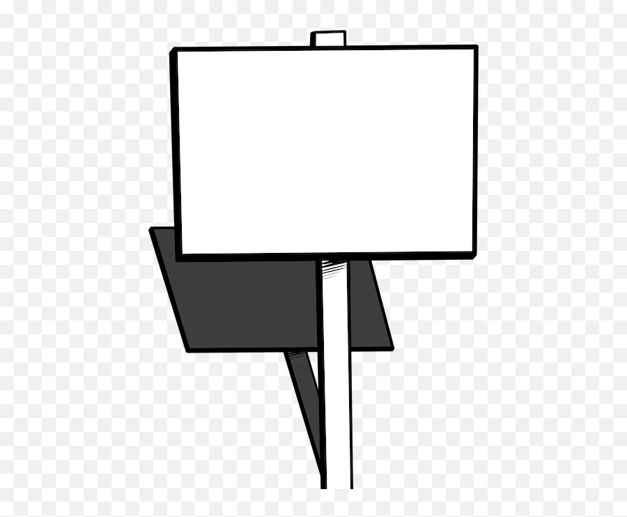 Sign Protest Blank - Transparent Protest Sign Clipart Png,Blank Sign Png