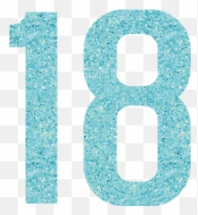 18th Birthday Card - Transparent Png