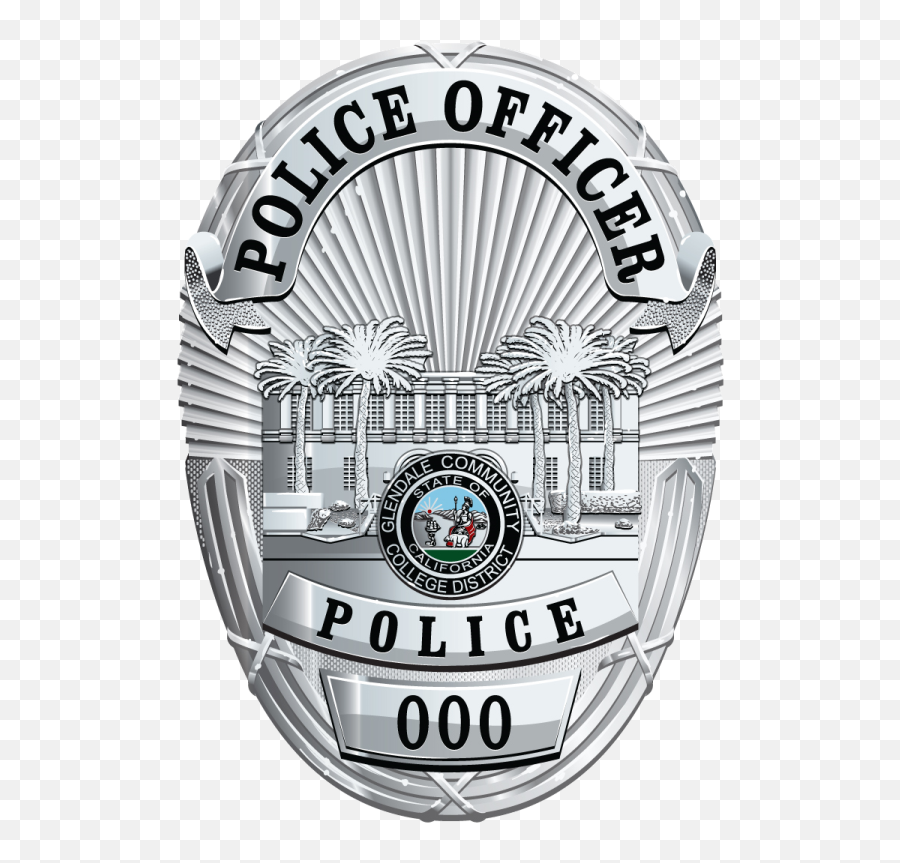 Badge Police Crime Glendale Community - Glendale Community College Police Png,Police Shield Png